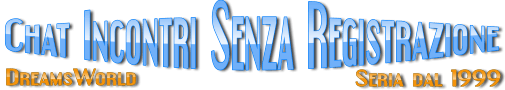 chat senza registrazione